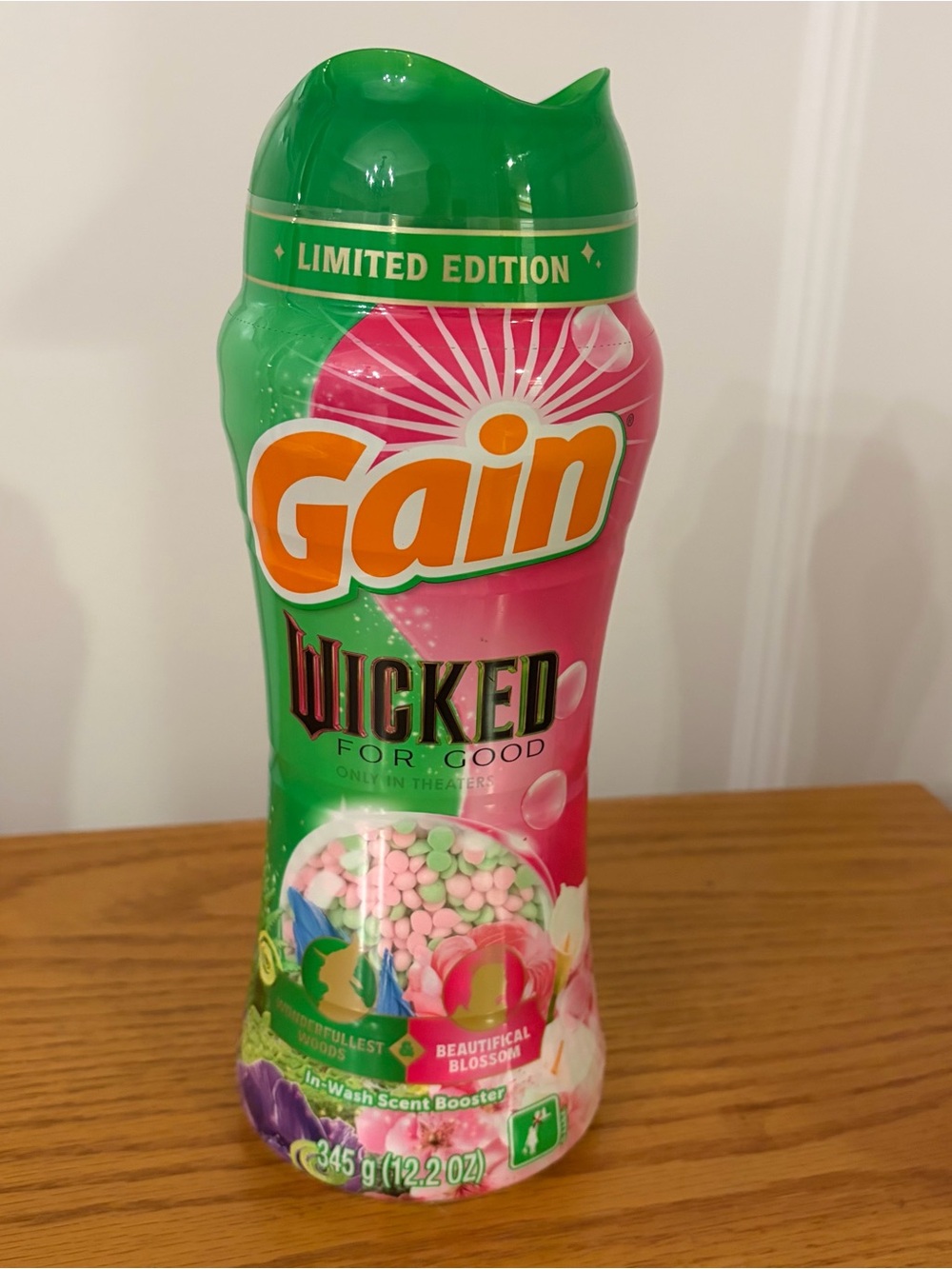 Gain In-Wash Scent Booster Beads Wicked For Good Edition Woods Blossom 12.2oz
